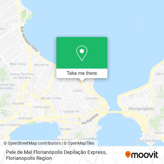 Pele de Mel Florianópolis Depilação Express map