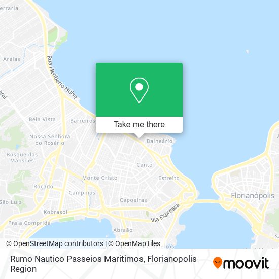 Rumo Nautico Passeios Maritimos map