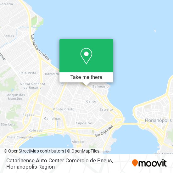 Mapa Catarinense Auto Center Comercio de Pneus