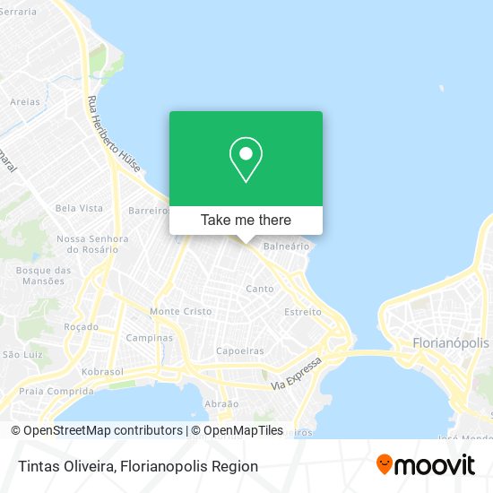Tintas Oliveira map