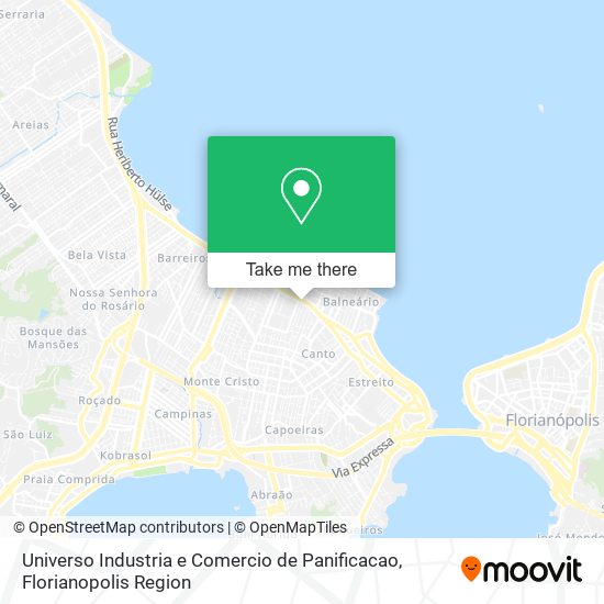 Universo Industria e Comercio de Panificacao map