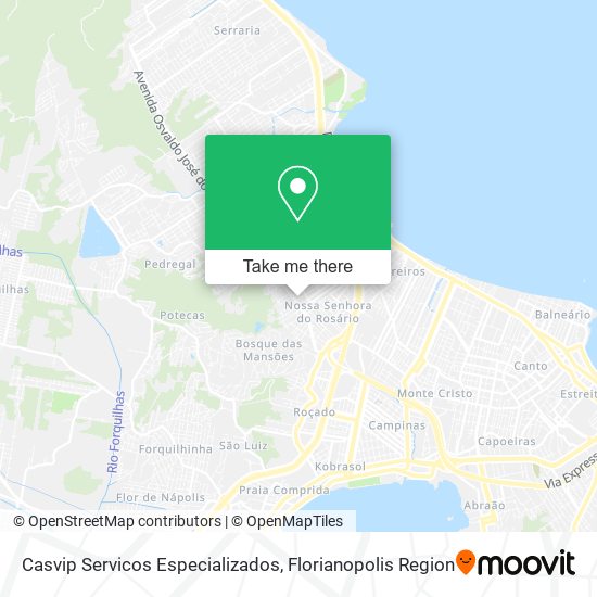 Mapa Casvip Servicos Especializados