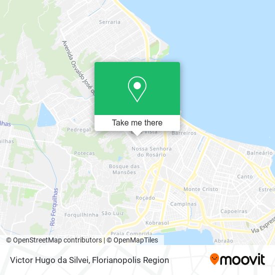 Victor Hugo da Silvei map