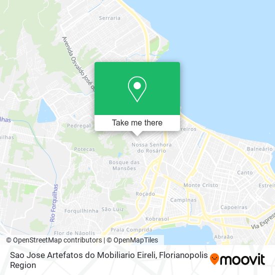 Sao Jose Artefatos do Mobiliario Eireli map