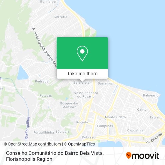 Conselho Comunitário do Bairro Bela Vista map