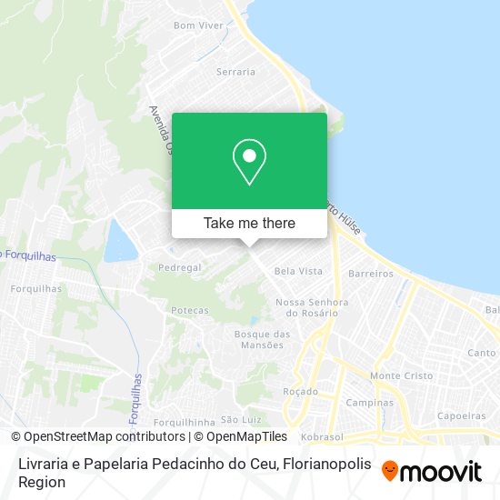 Livraria e Papelaria Pedacinho do Ceu map