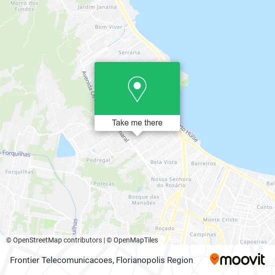 Frontier Telecomunicacoes map