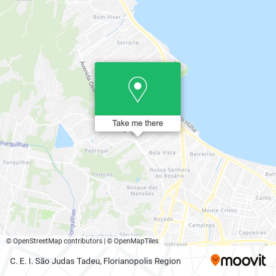 C. E. I. São Judas Tadeu map