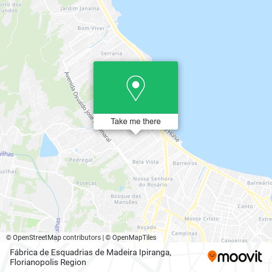 Fábrica de Esquadrias de Madeira Ipiranga map