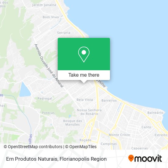 Ern Produtos Naturais map