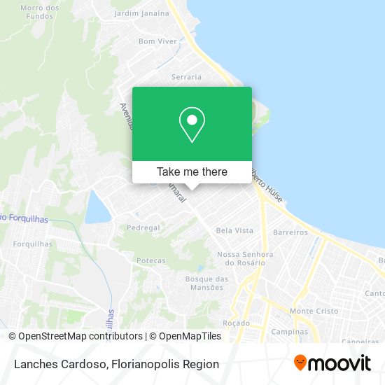 Lanches Cardoso map