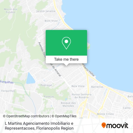 L Martins Agenciamento Imobiliario e Representacoes map