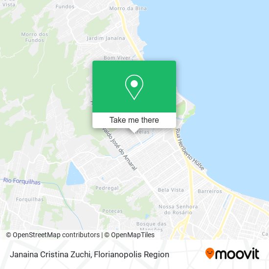 Janaina Cristina Zuchi map