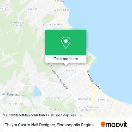 Thayra Castro Nail Designer map