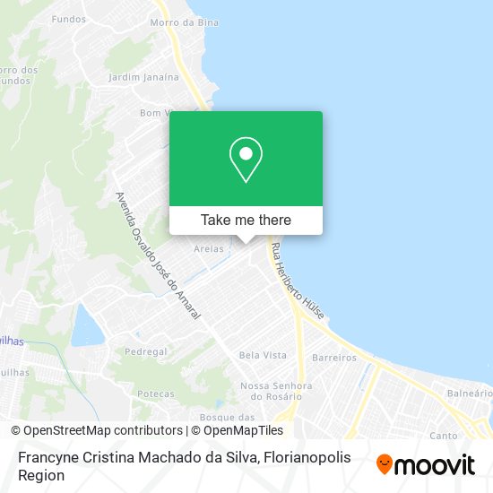 Francyne Cristina Machado da Silva map