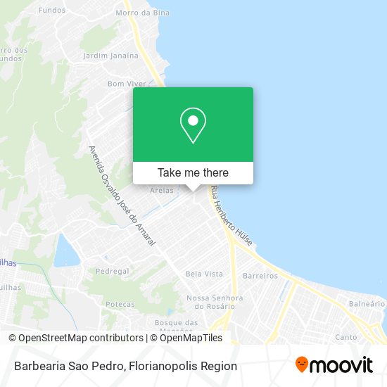 Mapa Barbearia Sao Pedro