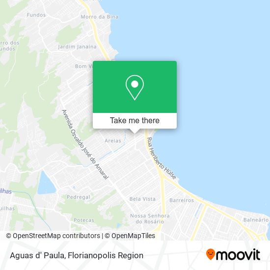 Aguas d' Paula map