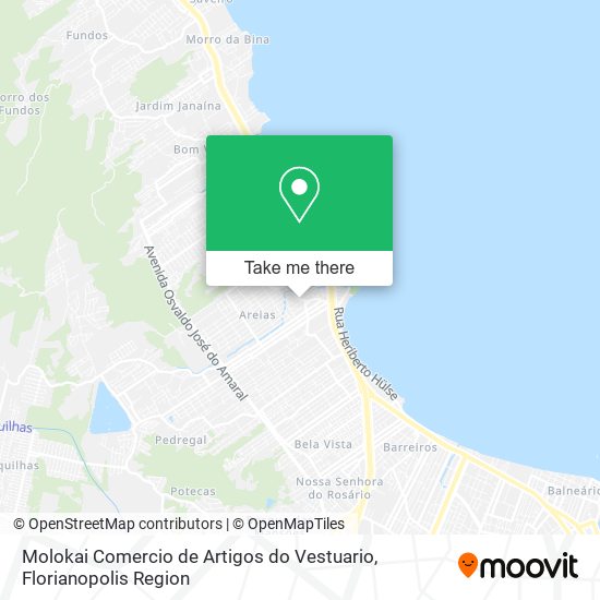 Molokai Comercio de Artigos do Vestuario map