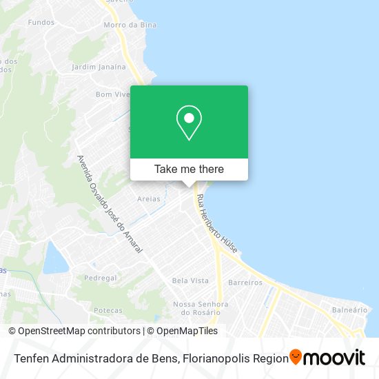 Tenfen Administradora de Bens map