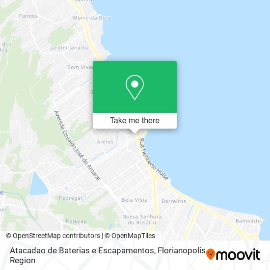 Atacadao de Baterias e Escapamentos map