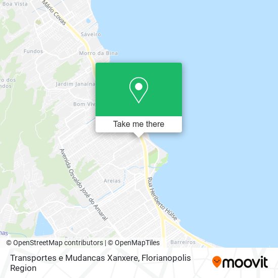 Transportes e Mudancas Xanxere map