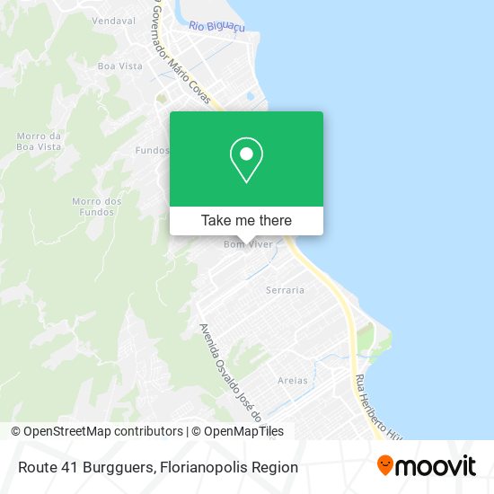 Route 41 Burgguers map