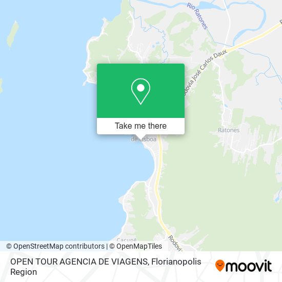 OPEN TOUR AGENCIA DE VIAGENS map