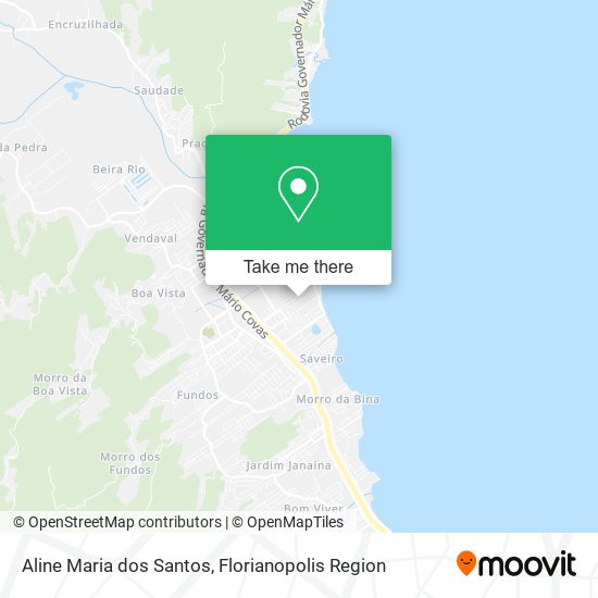 Aline Maria dos Santos map