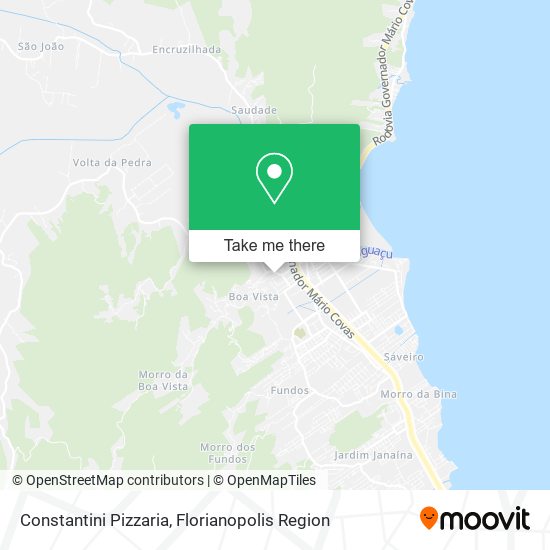 Mapa Constantini Pizzaria