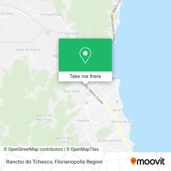 Rancho do Tchesco map