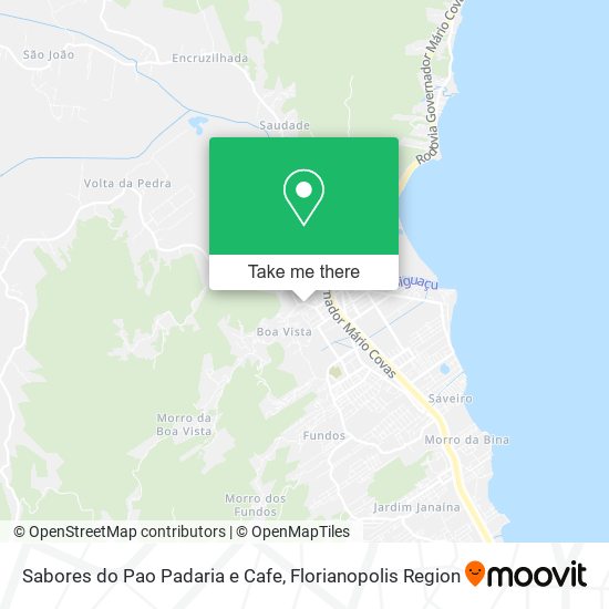 Sabores do Pao Padaria e Cafe map