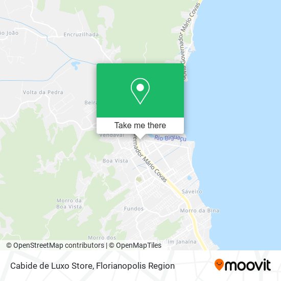 Cabide de Luxo Store map