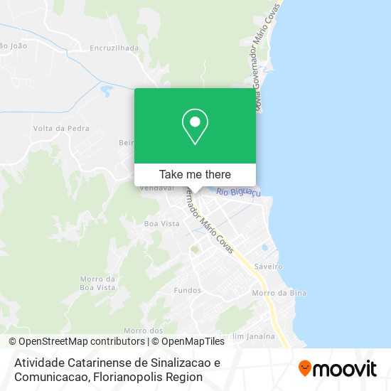 Atividade Catarinense de Sinalizacao e Comunicacao map