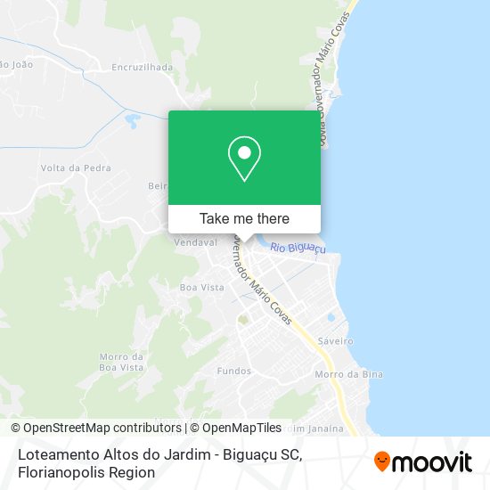 Loteamento Altos do Jardim - Biguaçu SC map