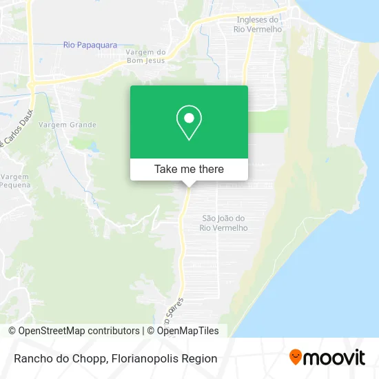 Rancho do Chopp map