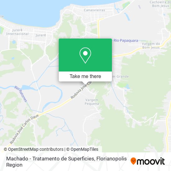 Machado - Tratamento de Superficies map