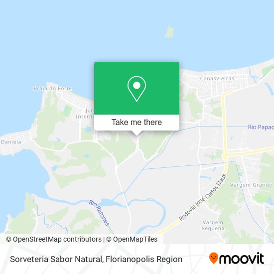 Sorveteria Sabor Natural map