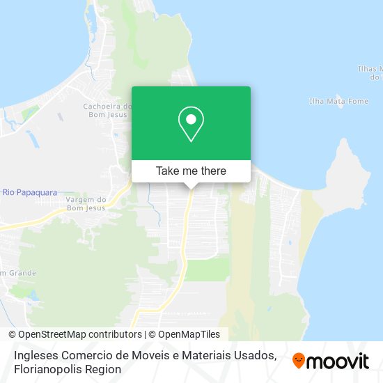 Ingleses Comercio de Moveis e Materiais Usados map