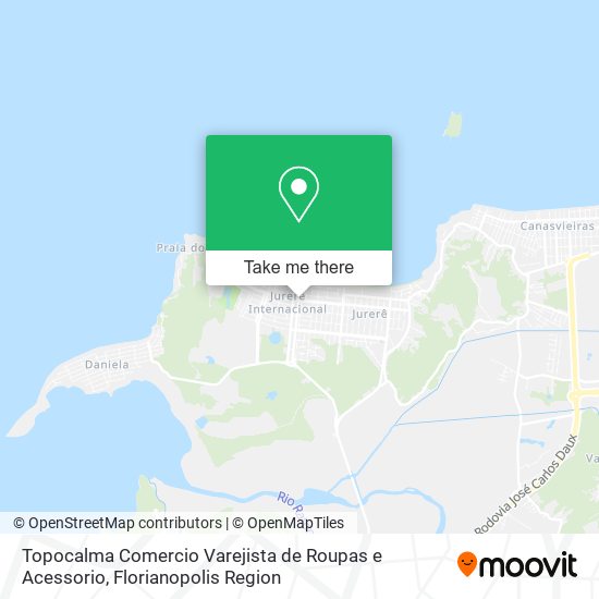 Topocalma Comercio Varejista de Roupas e Acessorio map