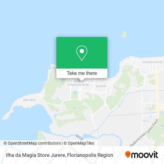 Mapa Ilha da Magia Store Jurere