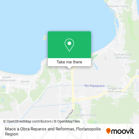 Maos a Obra Reparos and Reformas map