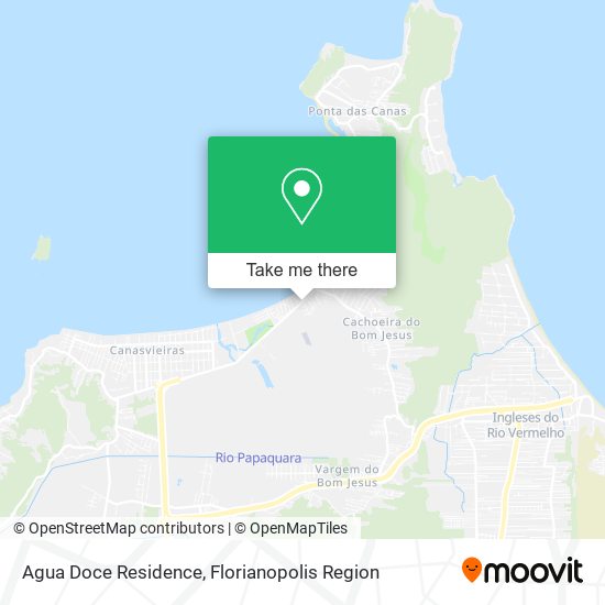 Agua Doce Residence map