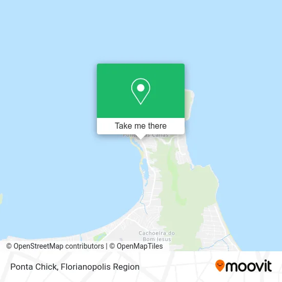 Ponta Chick map
