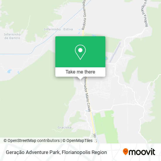 Geração Adventure Park map