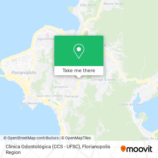 Clínica Odontológica (CCS - UFSC) map