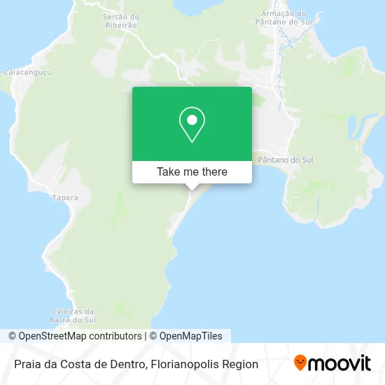 Praia da Costa de Dentro map