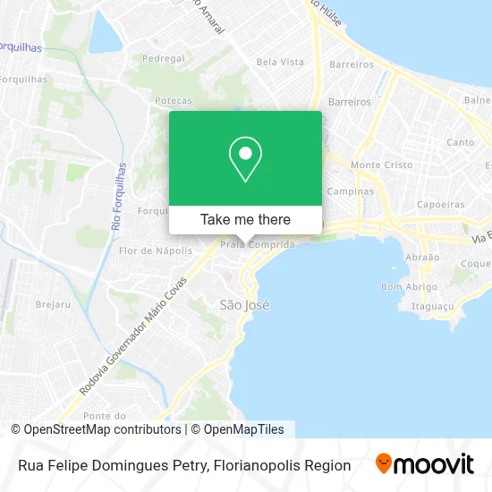 Rua Felipe Domingues Petry map
