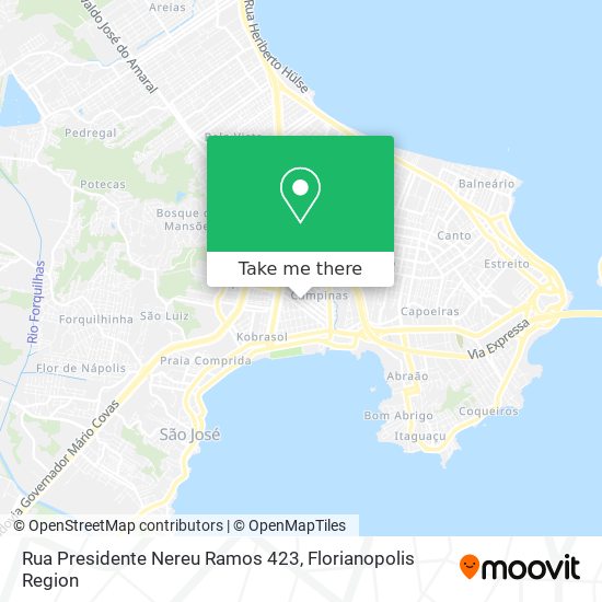 Rua Presidente Nereu Ramos 423 map