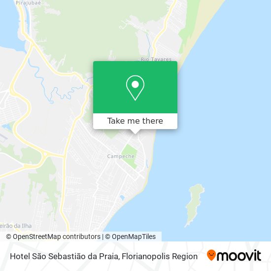 Hotel São Sebastião da Praia map