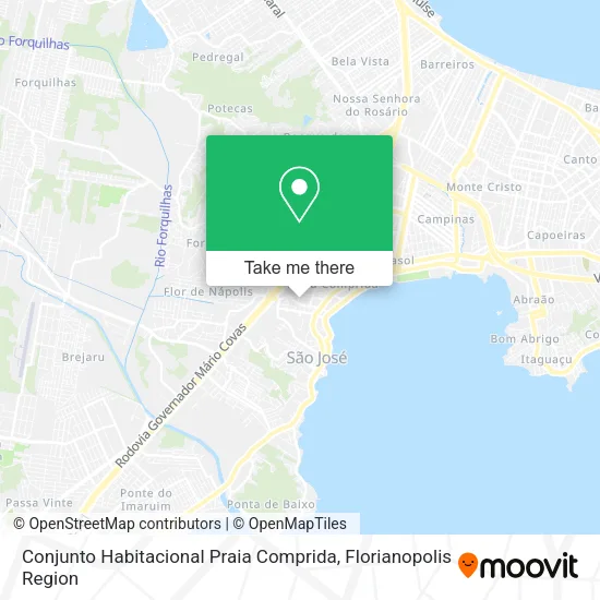 Conjunto Habitacional Praia Comprida map